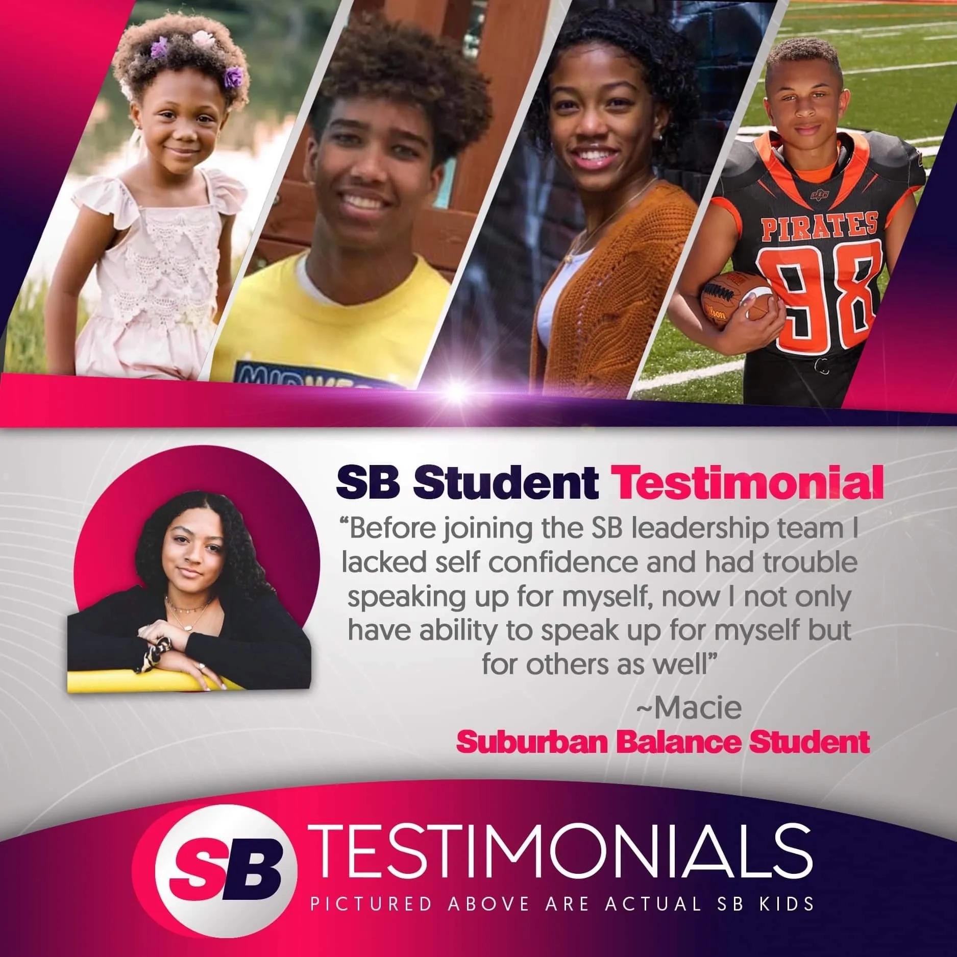 Student testimonial